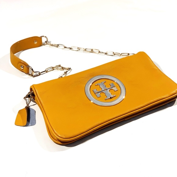 Tory Burch Handbags - TORY BURCH goldenrod bifold shoulder purse